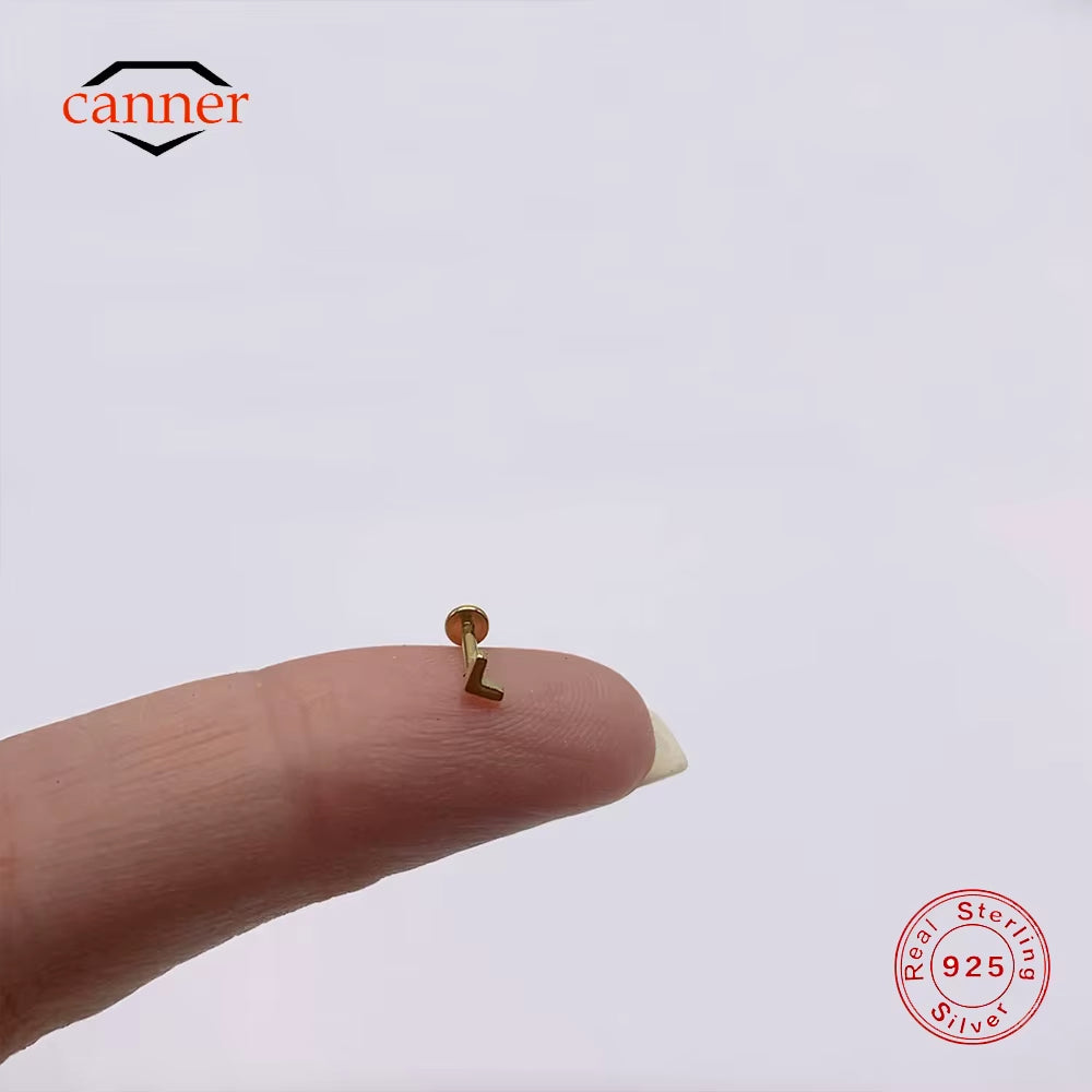 Luxe Line Mini Zircon Stud – A Spark of Modern Minimalism
