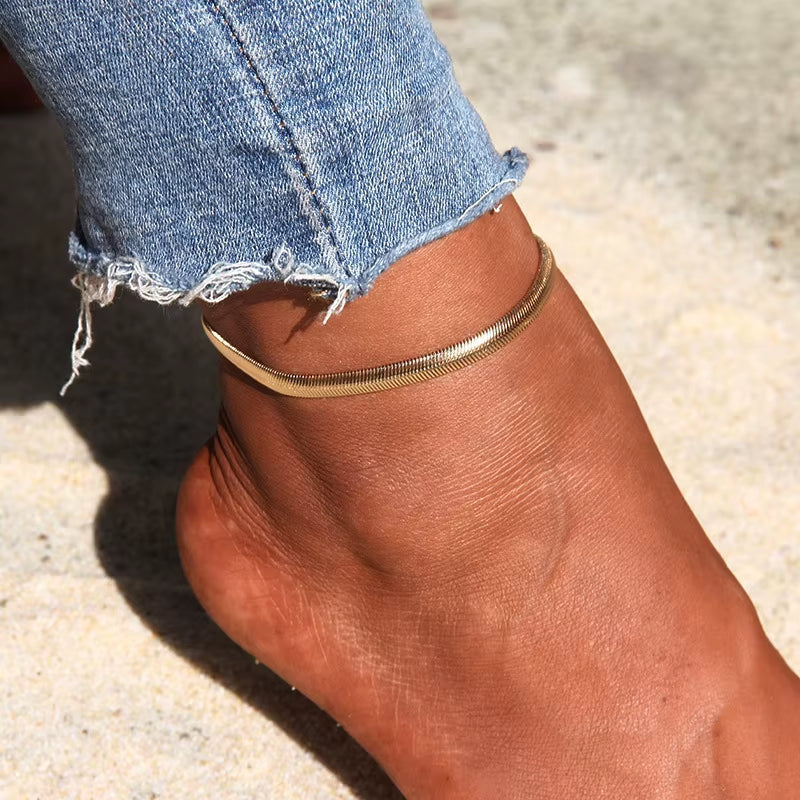 SolSpirit™ Bohemian Turquoise Star Anklet – Walk Free, Shine Bold