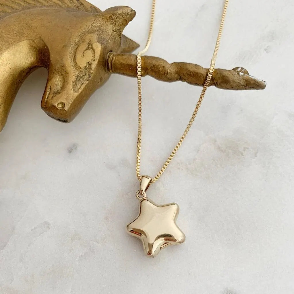 Celestial Keepsake Star Locket – Polly Pocket Inspired Charm Necklace