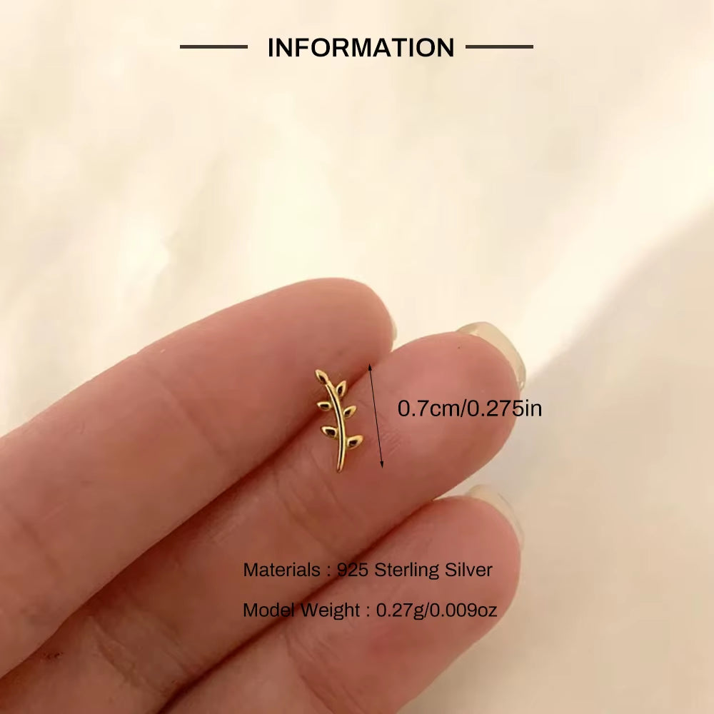 Luxe Line Mini Zircon Stud – A Spark of Modern Minimalism