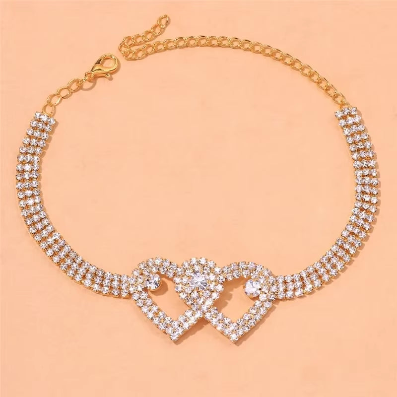 LumiGleam™ Silver Zirconia Anklet – Sparkle That Follows Every Step